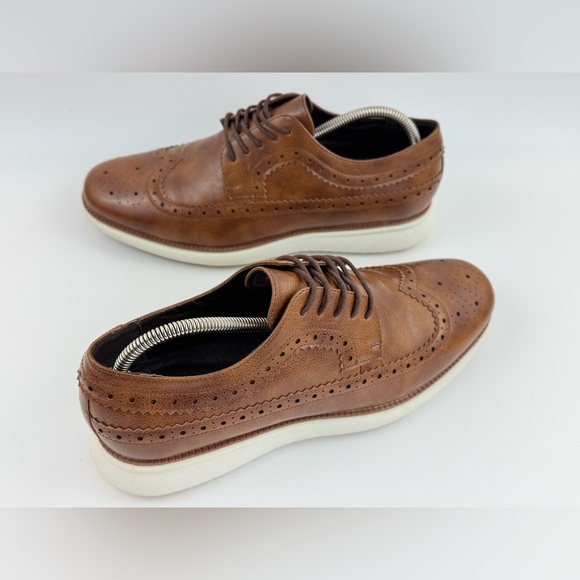 Van Heusen Luke Memory Foam Comfort Oxford Wing-Tip Shoes, Men's Size 11.5M - Picture 10 of 11